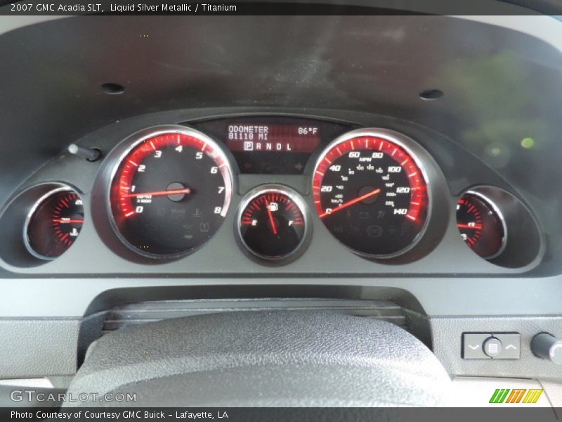 Liquid Silver Metallic / Titanium 2007 GMC Acadia SLT