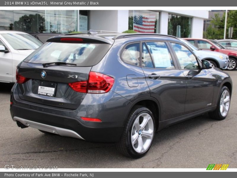 Mineral Grey Metallic / Black 2014 BMW X1 xDrive35i