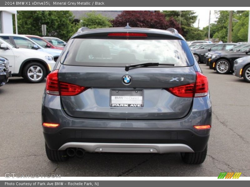 Mineral Grey Metallic / Black 2014 BMW X1 xDrive35i
