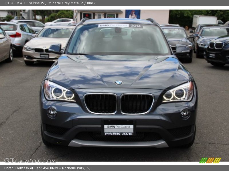 Mineral Grey Metallic / Black 2014 BMW X1 xDrive35i