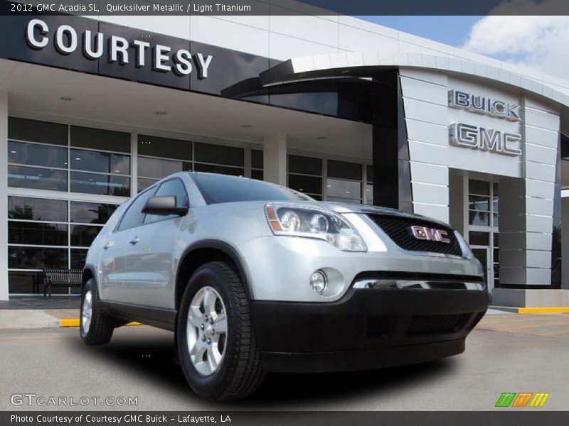 Quicksilver Metallic / Light Titanium 2012 GMC Acadia SL
