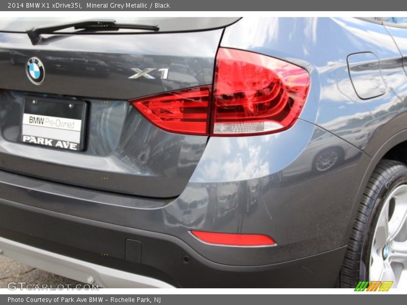 Mineral Grey Metallic / Black 2014 BMW X1 xDrive35i