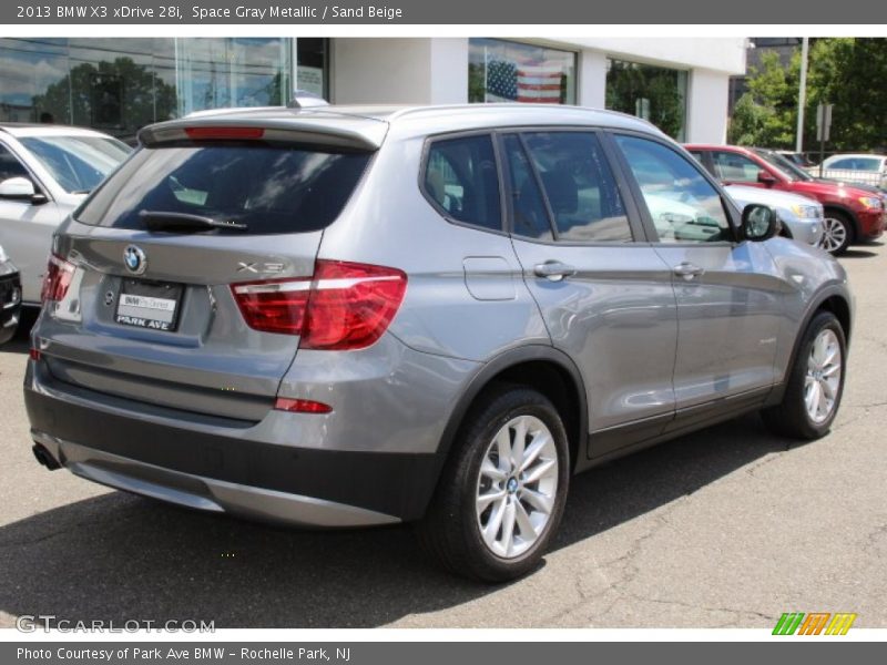 Space Gray Metallic / Sand Beige 2013 BMW X3 xDrive 28i