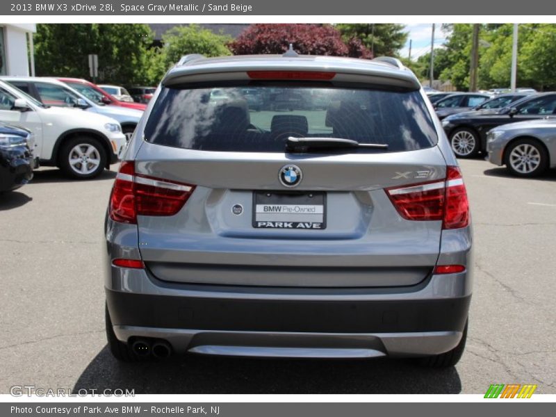 Space Gray Metallic / Sand Beige 2013 BMW X3 xDrive 28i