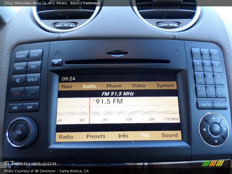 Black / Cashmere 2012 Mercedes-Benz GL 450 4Matic