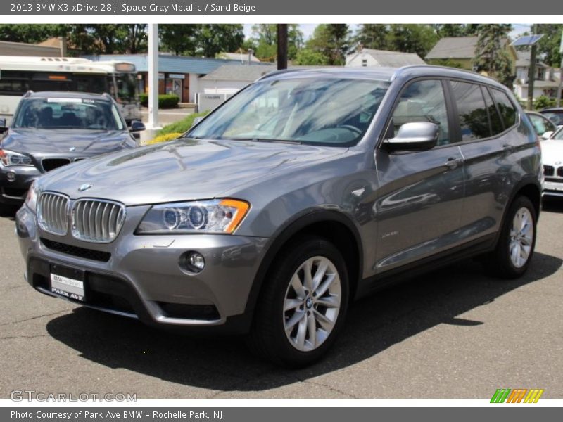 Space Gray Metallic / Sand Beige 2013 BMW X3 xDrive 28i