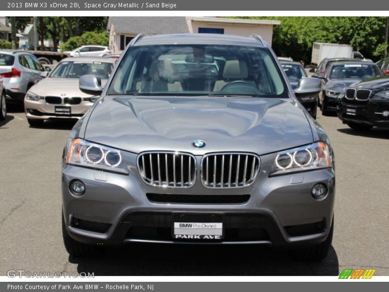 Space Gray Metallic / Sand Beige 2013 BMW X3 xDrive 28i