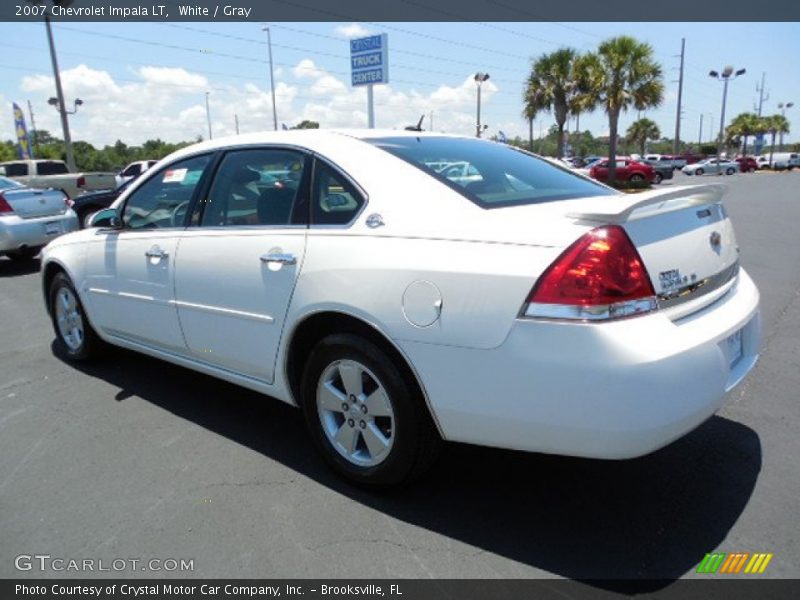 White / Gray 2007 Chevrolet Impala LT
