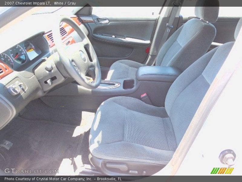 White / Gray 2007 Chevrolet Impala LT
