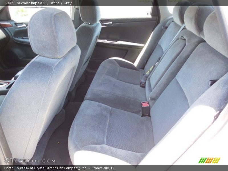 White / Gray 2007 Chevrolet Impala LT