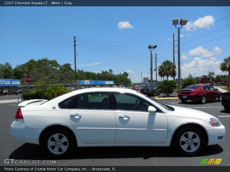 White / Gray 2007 Chevrolet Impala LT