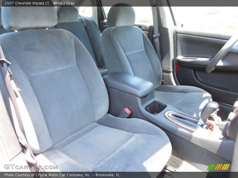 White / Gray 2007 Chevrolet Impala LT