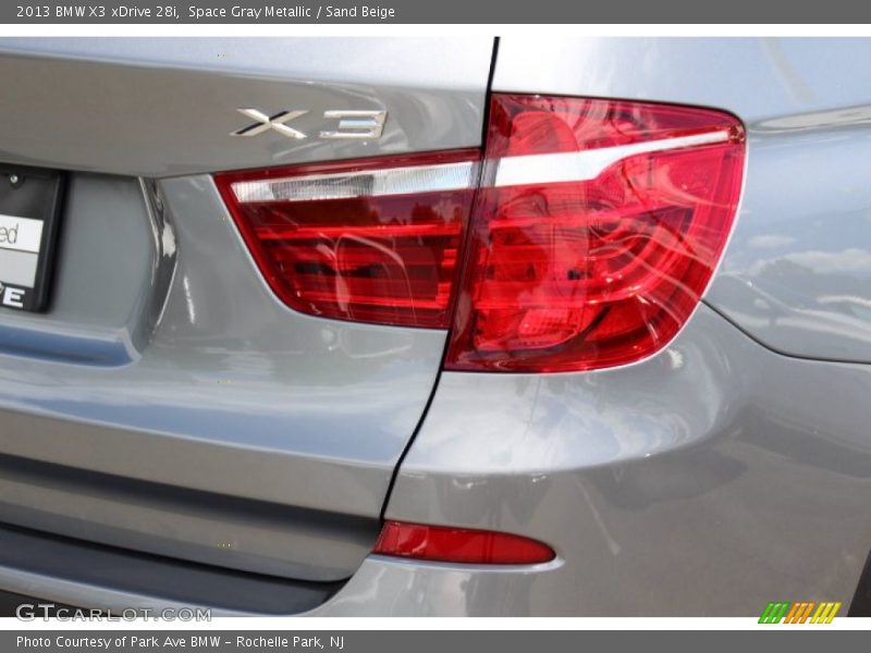 Space Gray Metallic / Sand Beige 2013 BMW X3 xDrive 28i