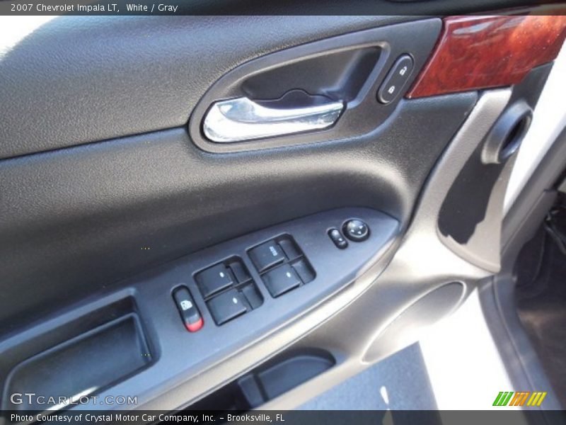 White / Gray 2007 Chevrolet Impala LT