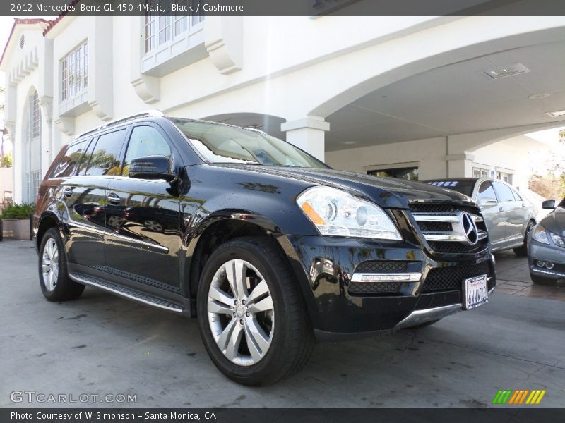 Black / Cashmere 2012 Mercedes-Benz GL 450 4Matic