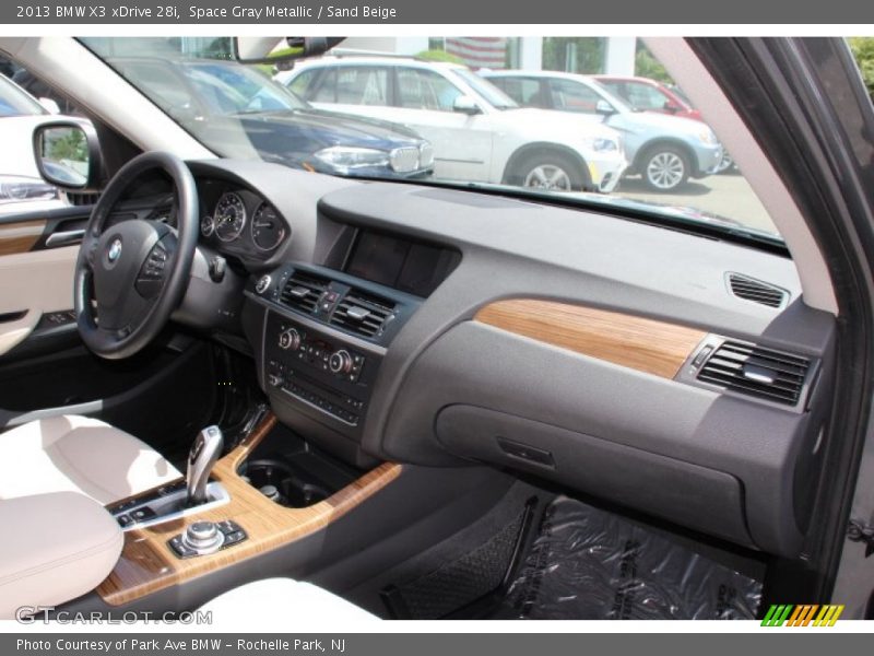 Space Gray Metallic / Sand Beige 2013 BMW X3 xDrive 28i