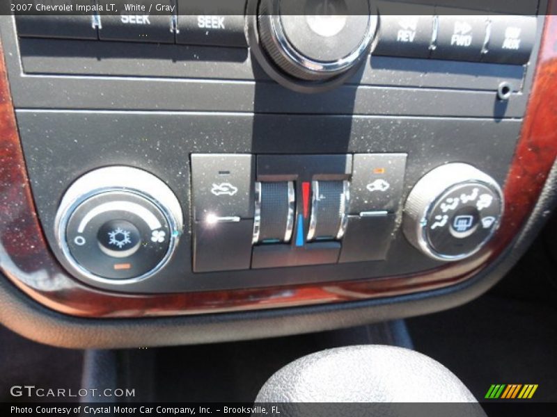 White / Gray 2007 Chevrolet Impala LT