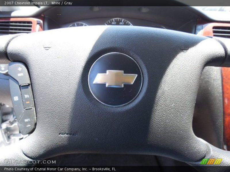 White / Gray 2007 Chevrolet Impala LT