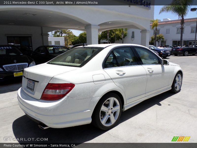 Arctic White / Almond/Mocha 2011 Mercedes-Benz C 300 Sport