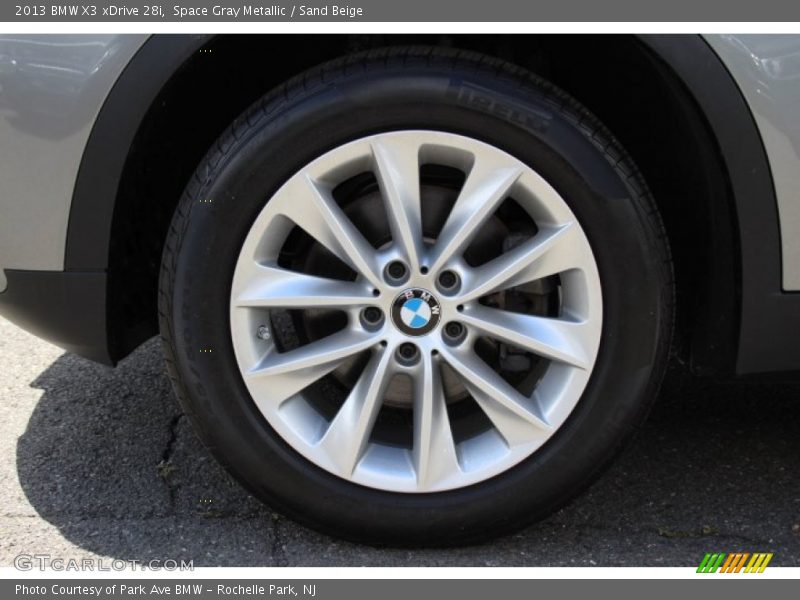 Space Gray Metallic / Sand Beige 2013 BMW X3 xDrive 28i