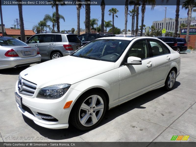 Arctic White / Almond/Mocha 2011 Mercedes-Benz C 300 Sport