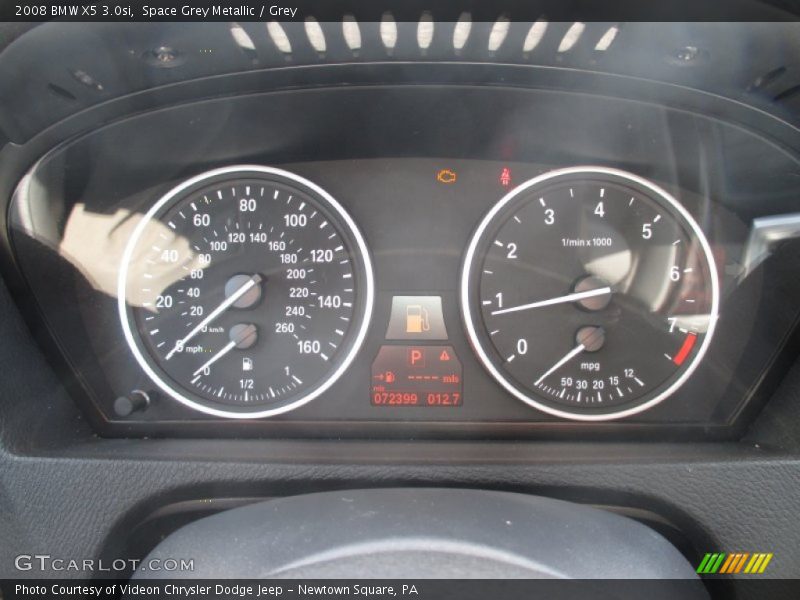 Space Grey Metallic / Grey 2008 BMW X5 3.0si
