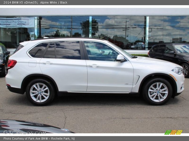 Alpine White / Black 2014 BMW X5 xDrive35i