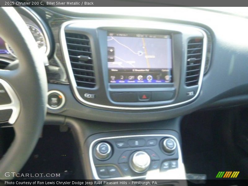 Billet Silver Metallic / Black 2015 Chrysler 200 C