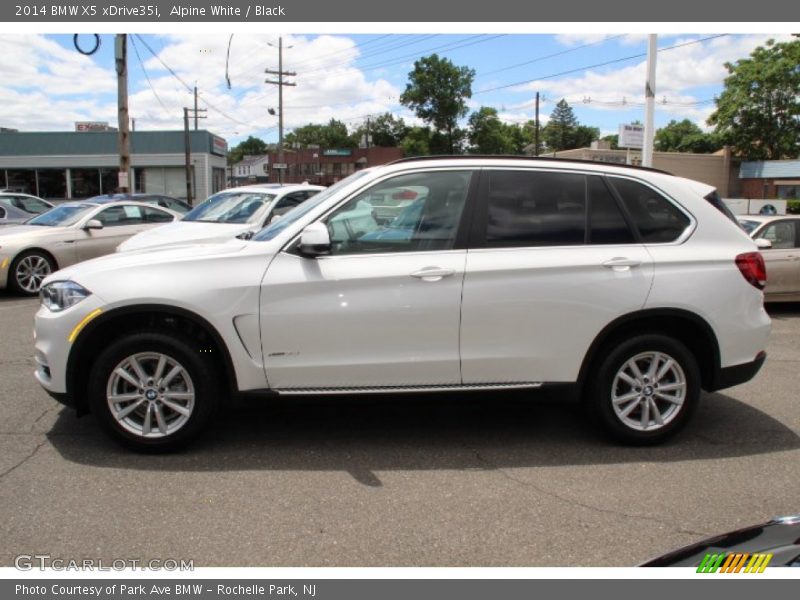 Alpine White / Black 2014 BMW X5 xDrive35i