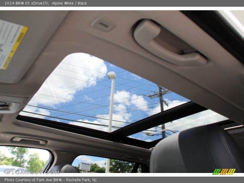 Alpine White / Black 2014 BMW X5 xDrive35i