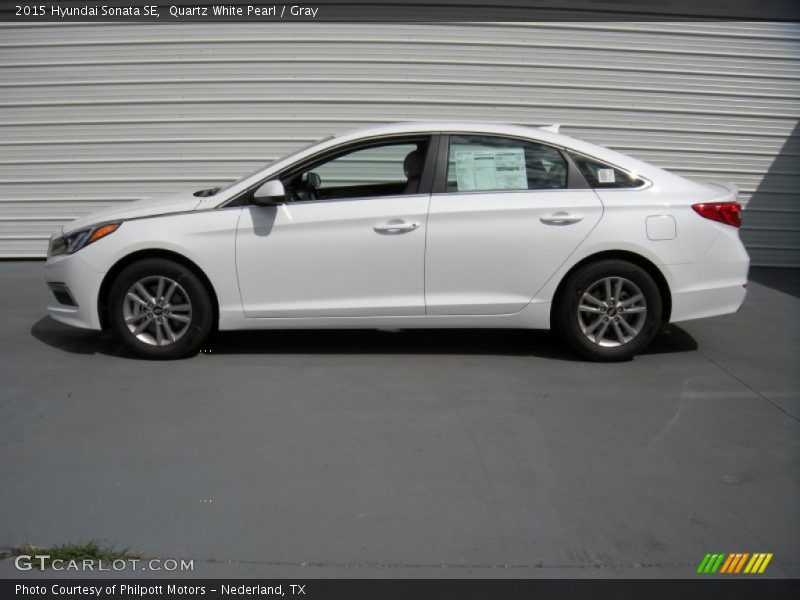  2015 Sonata SE Quartz White Pearl