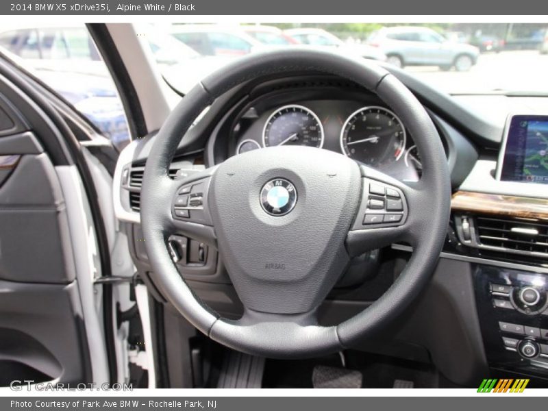 Alpine White / Black 2014 BMW X5 xDrive35i