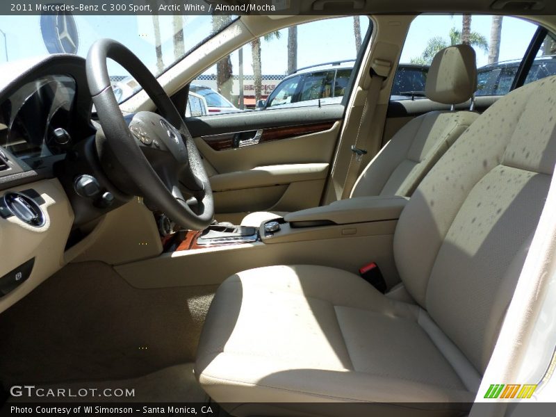 Arctic White / Almond/Mocha 2011 Mercedes-Benz C 300 Sport