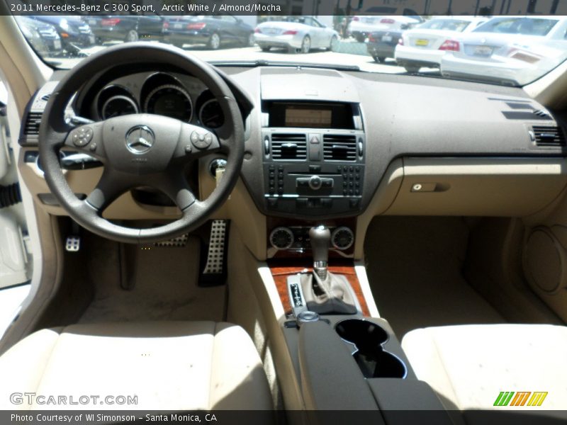 Arctic White / Almond/Mocha 2011 Mercedes-Benz C 300 Sport