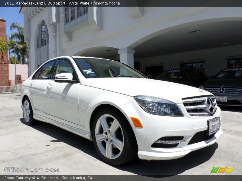 Arctic White / Almond/Mocha 2011 Mercedes-Benz C 300 Sport