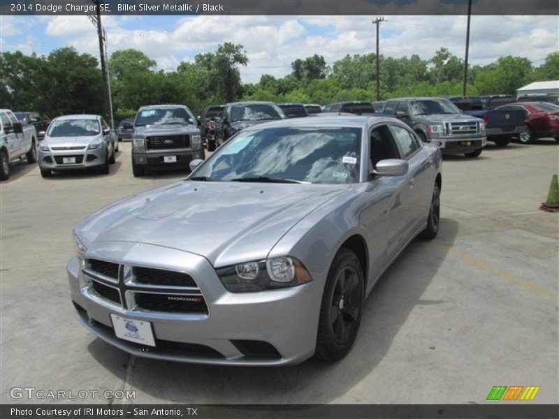 Billet Silver Metallic / Black 2014 Dodge Charger SE