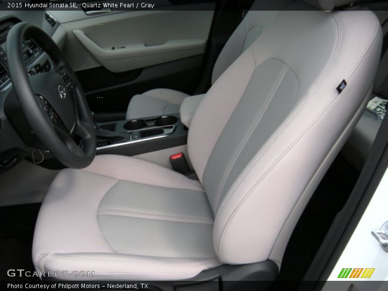 Front Seat of 2015 Sonata SE