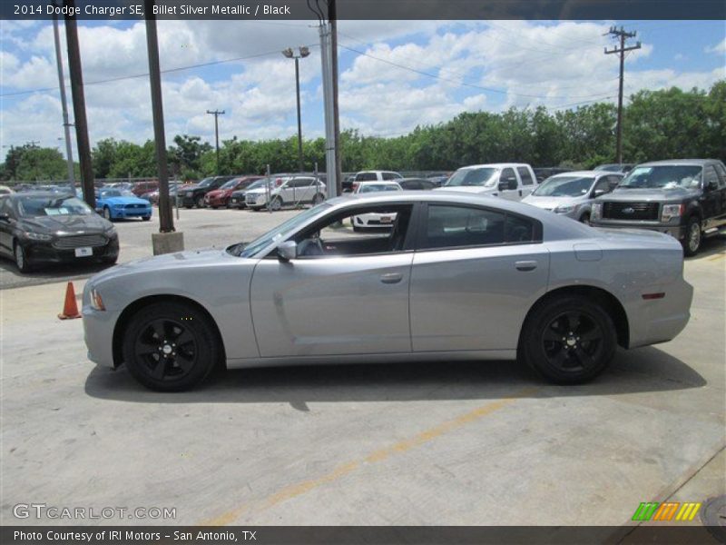 Billet Silver Metallic / Black 2014 Dodge Charger SE