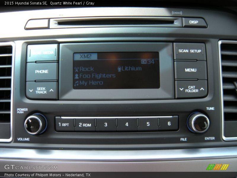 Audio System of 2015 Sonata SE