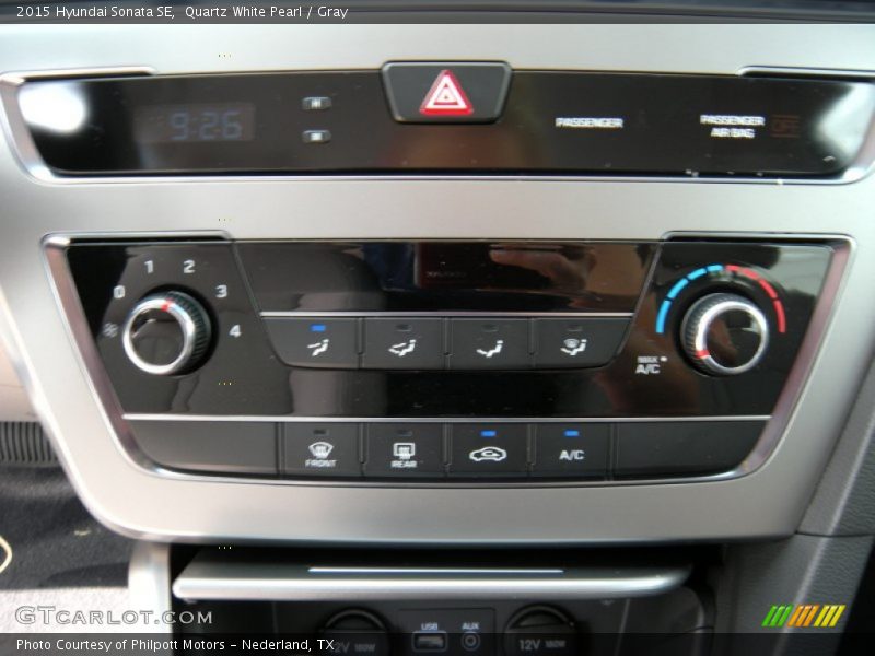 Controls of 2015 Sonata SE