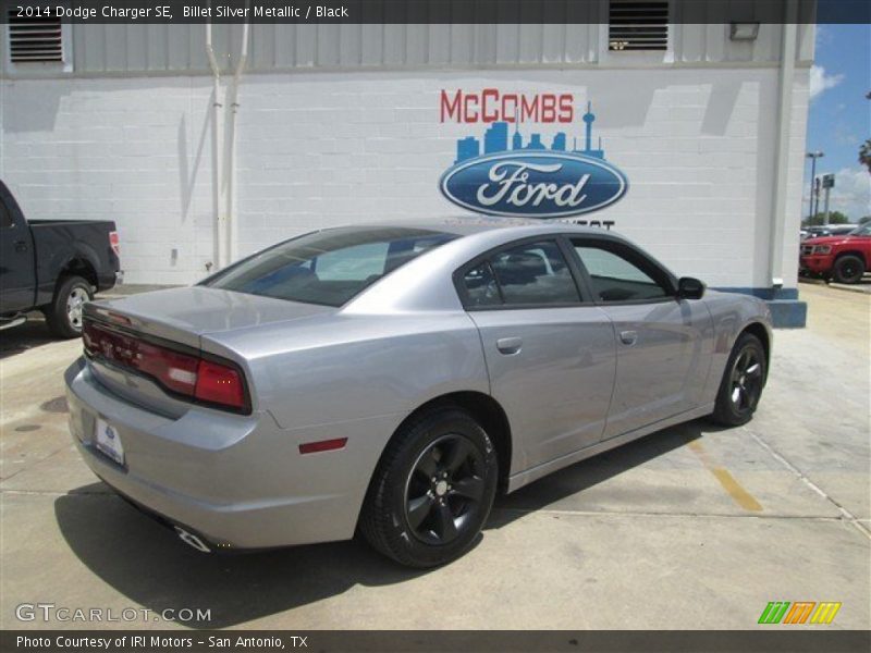 Billet Silver Metallic / Black 2014 Dodge Charger SE
