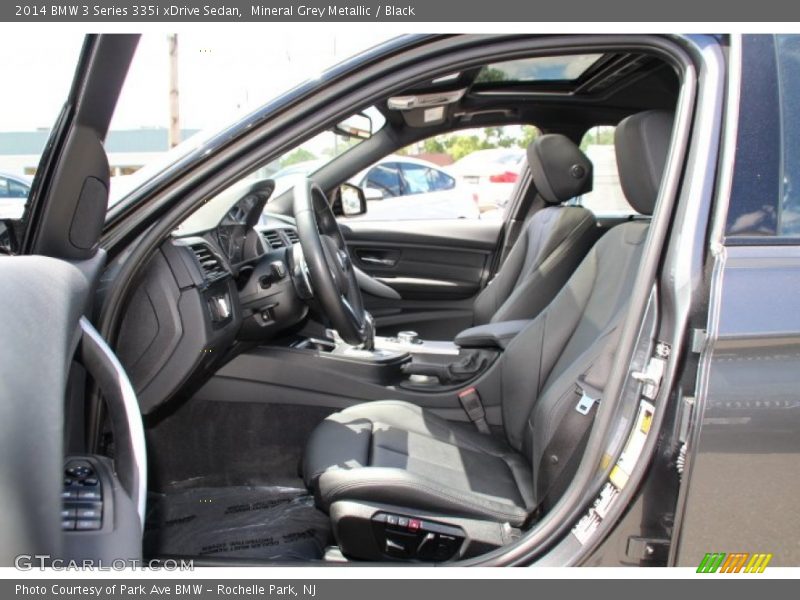 Mineral Grey Metallic / Black 2014 BMW 3 Series 335i xDrive Sedan