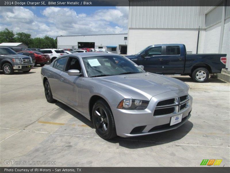 Billet Silver Metallic / Black 2014 Dodge Charger SE