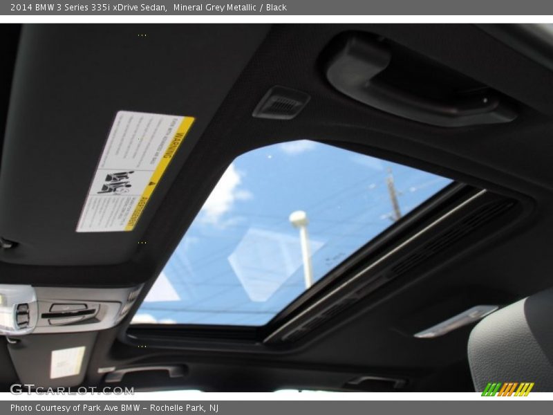 Mineral Grey Metallic / Black 2014 BMW 3 Series 335i xDrive Sedan