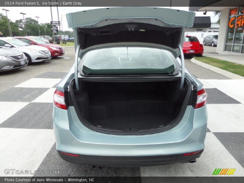 Ice Storm / Earth Gray 2014 Ford Fusion S