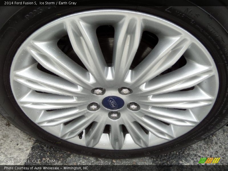 Ice Storm / Earth Gray 2014 Ford Fusion S