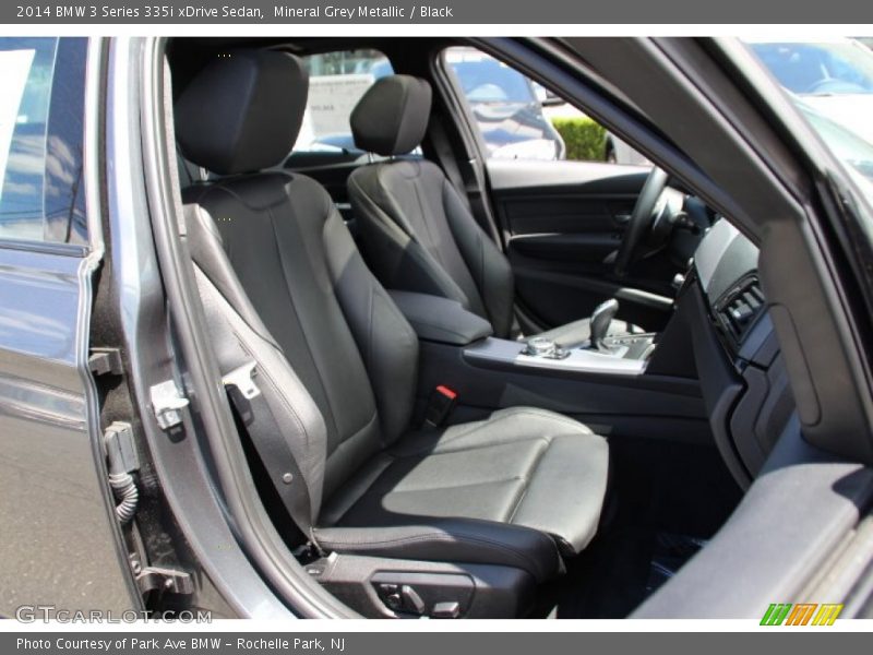 Mineral Grey Metallic / Black 2014 BMW 3 Series 335i xDrive Sedan