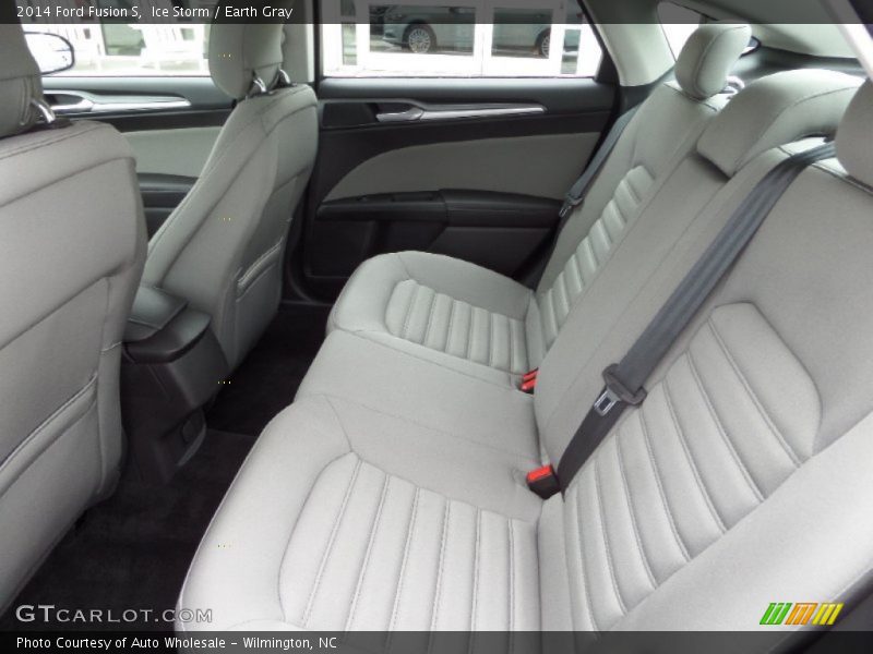 Ice Storm / Earth Gray 2014 Ford Fusion S