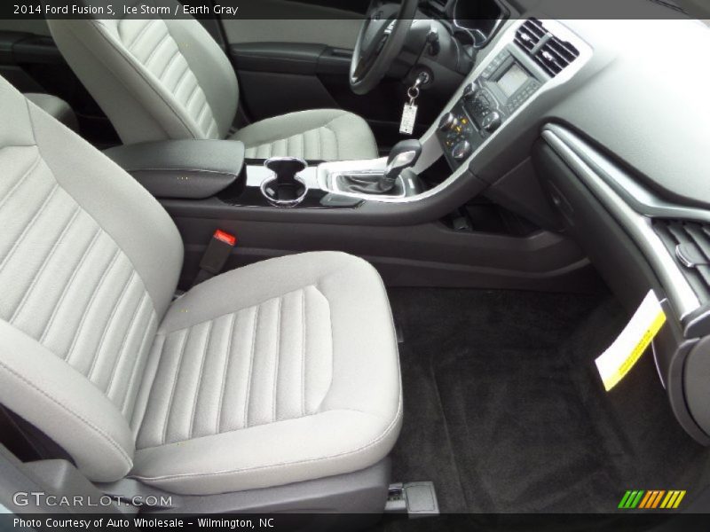 Ice Storm / Earth Gray 2014 Ford Fusion S