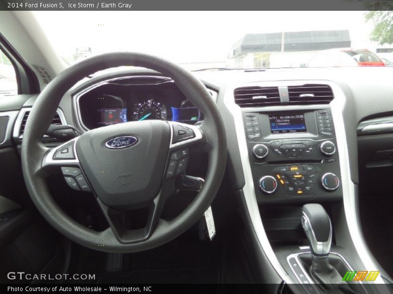 Ice Storm / Earth Gray 2014 Ford Fusion S
